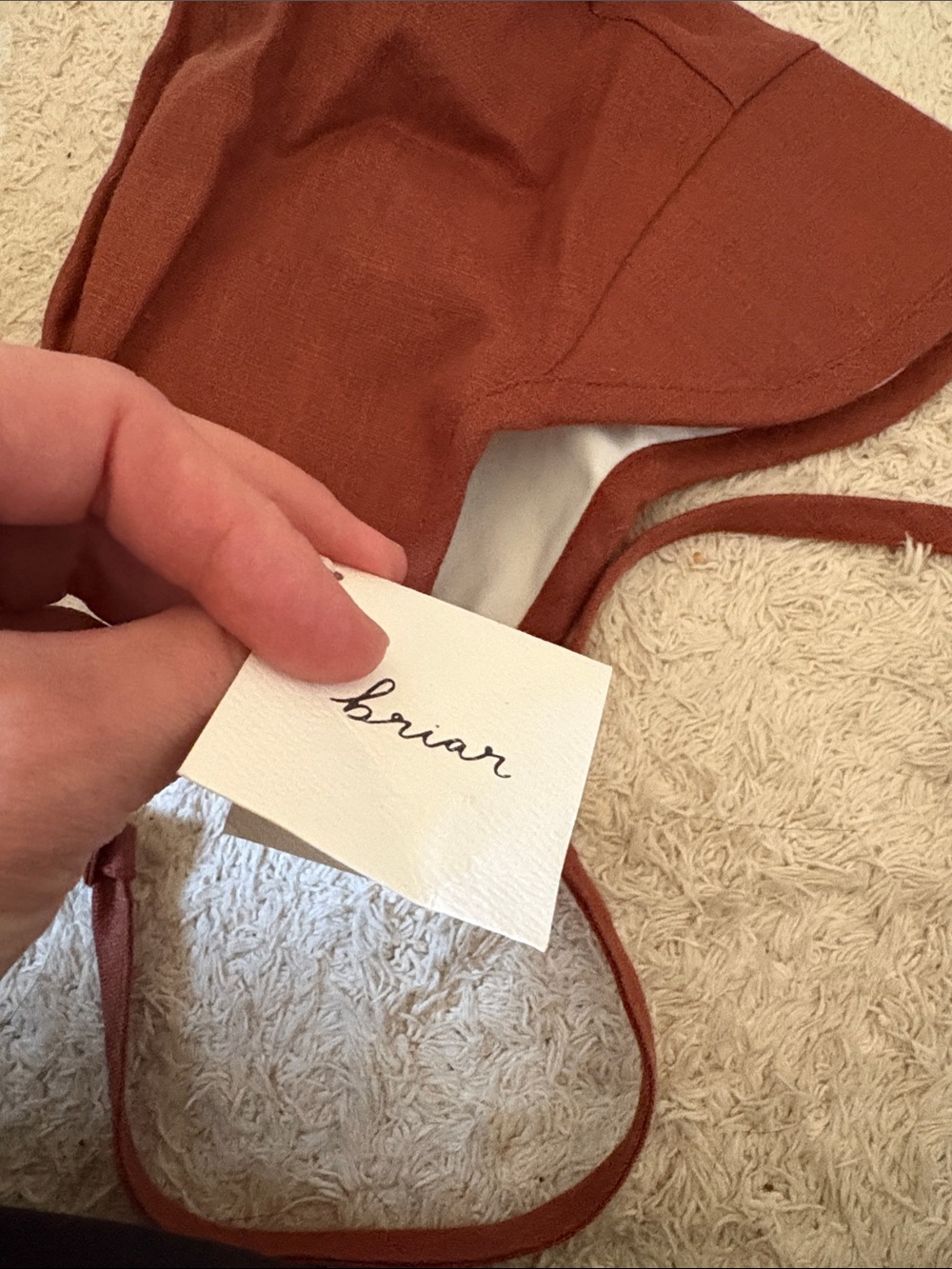 Briar Rust Brimmed Bonnet - Picture 2 of 4